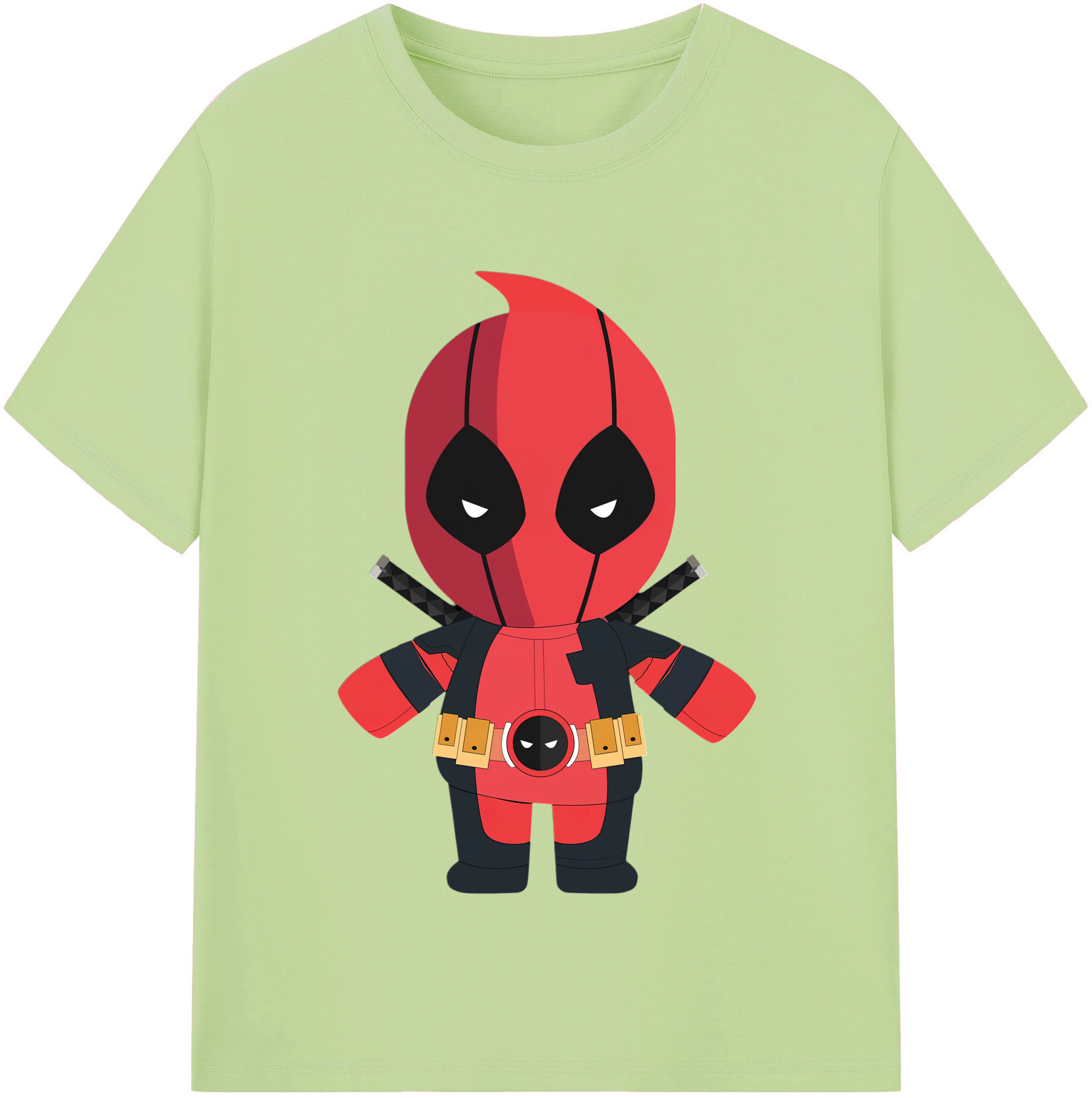 （画像用） Deadpool デッドプール 綿100％半袖Tシャツ（フロントプリント）
